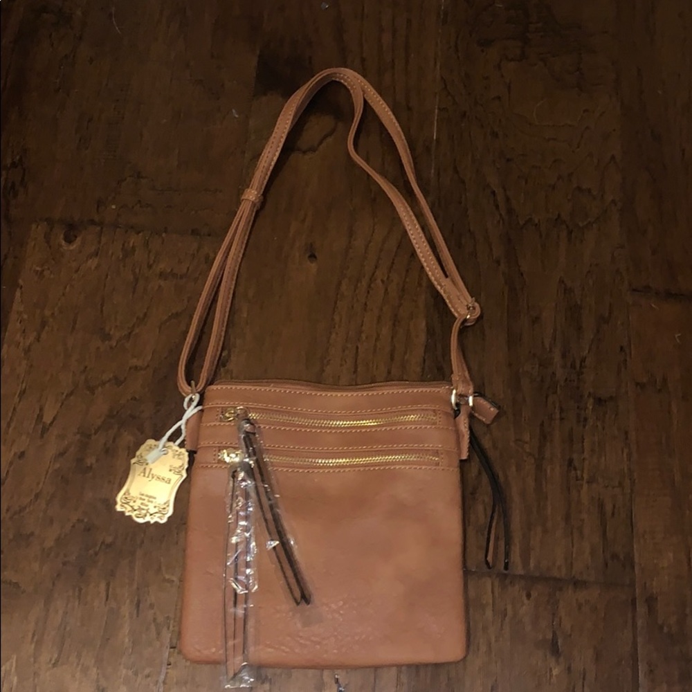 genuine leather vegan crossbody adjustable purse